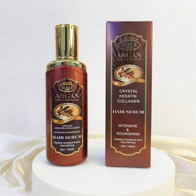 Attractive Price High Quality Crystal Keratin Collagen Hair Serum Intensive Nourishing Deeply Hair Essential Oil