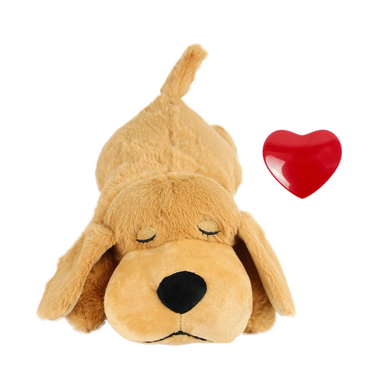 Pet Comfort Toy Dog Anxiety Companion Sleep Simulation Heartbeat Plush Toy