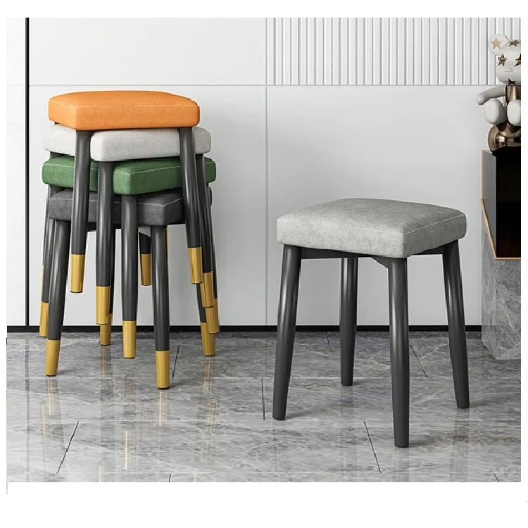 Modern metal legs various colors available restaurant modern dining room stool