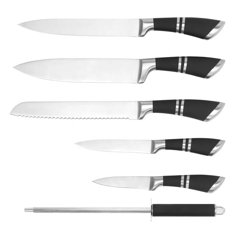  Newest Durable all steel kitchen knife scissors cutter clever acrylic block
