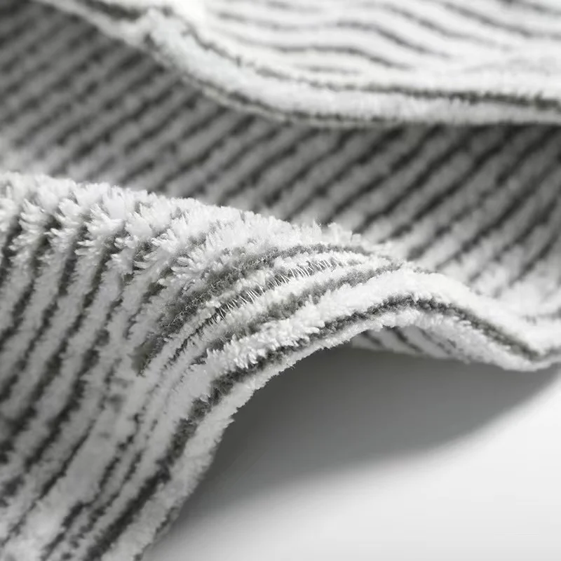 Stripe Spa Facial Makeup Soft Carol Fleece wide Head Wraps Washing Headband