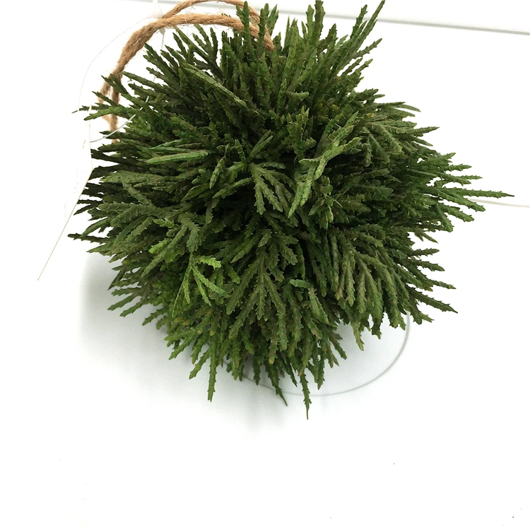 Factory Cedar ball Price Plastic Grass Artificial Tree Plant Ball