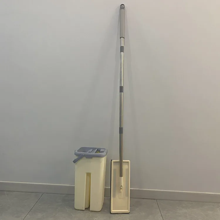 2022 Kemeige And Dry Microfiber Magic Cleaning Lazy Flat Microfiber Floor Cleaning Mop Bucket
