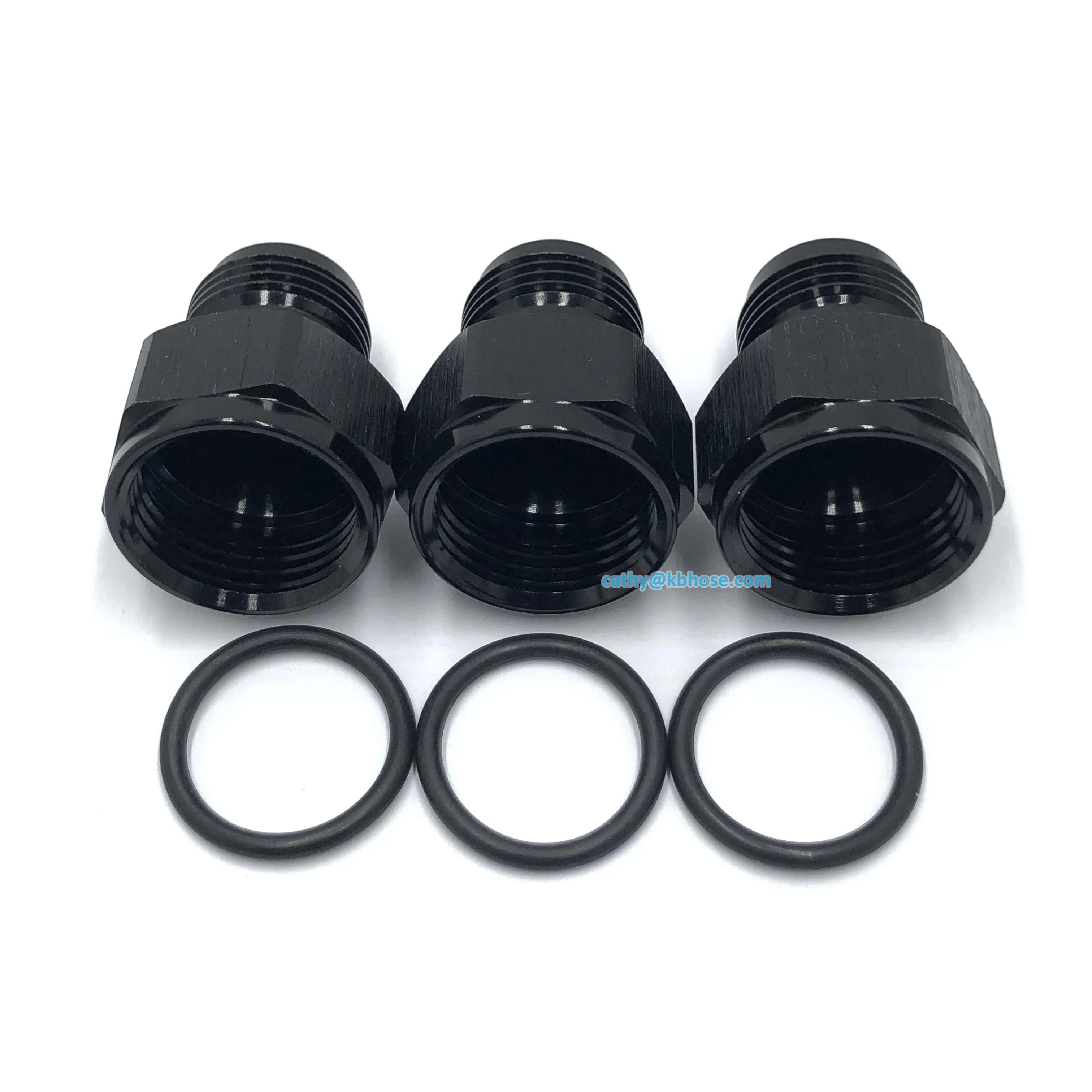 High Quality Aluminum Anodized Female to Male Flare Fuel Oil Hose Line Pipe Adapter Fitting AN Reducer