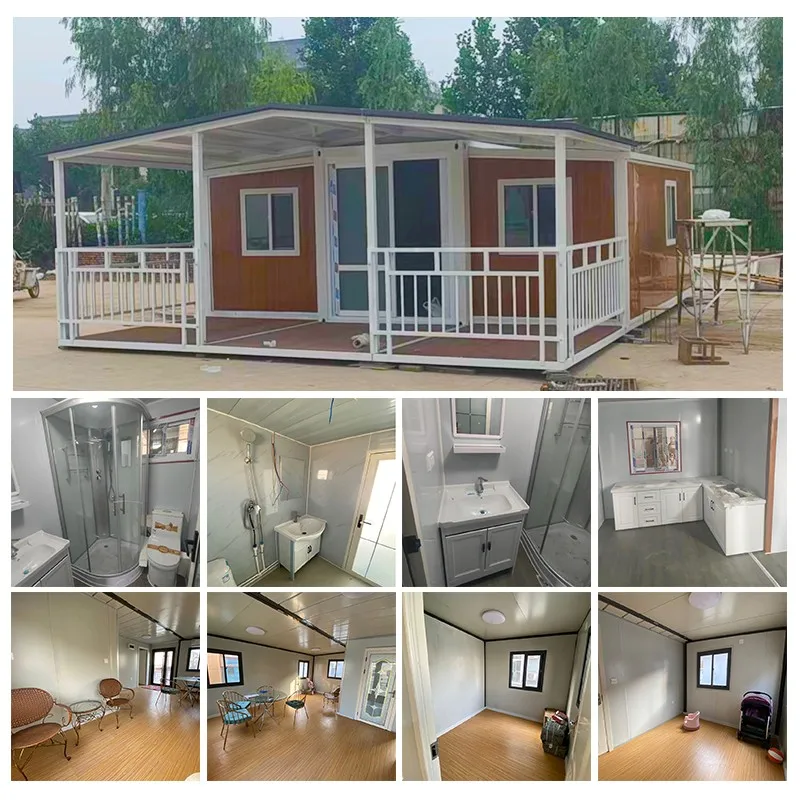 Light Steel Frame Beautiful Bungalow Outdoor Waterproof Pod Portable Fabricated House Modular Office Building