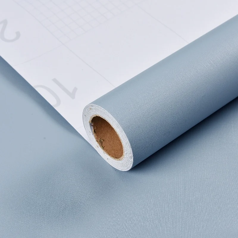 Custom Premium Wallpaper Rolls Printing, Blue/Grey/White Wall Sticker, Wall Covering for Living Romm,Bedroom