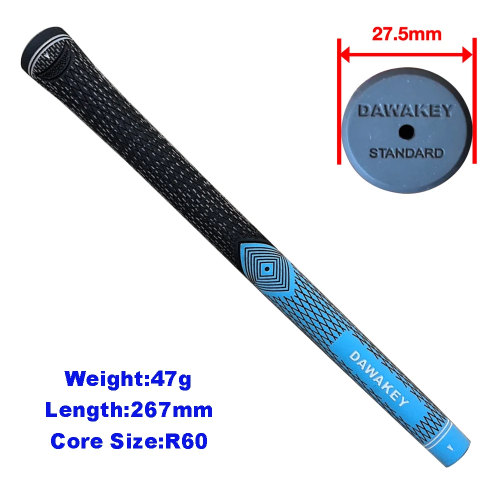 DAWAKEY Golf Grip two color half cord wood/iron Men standard grip --- Customized Logo and Color.