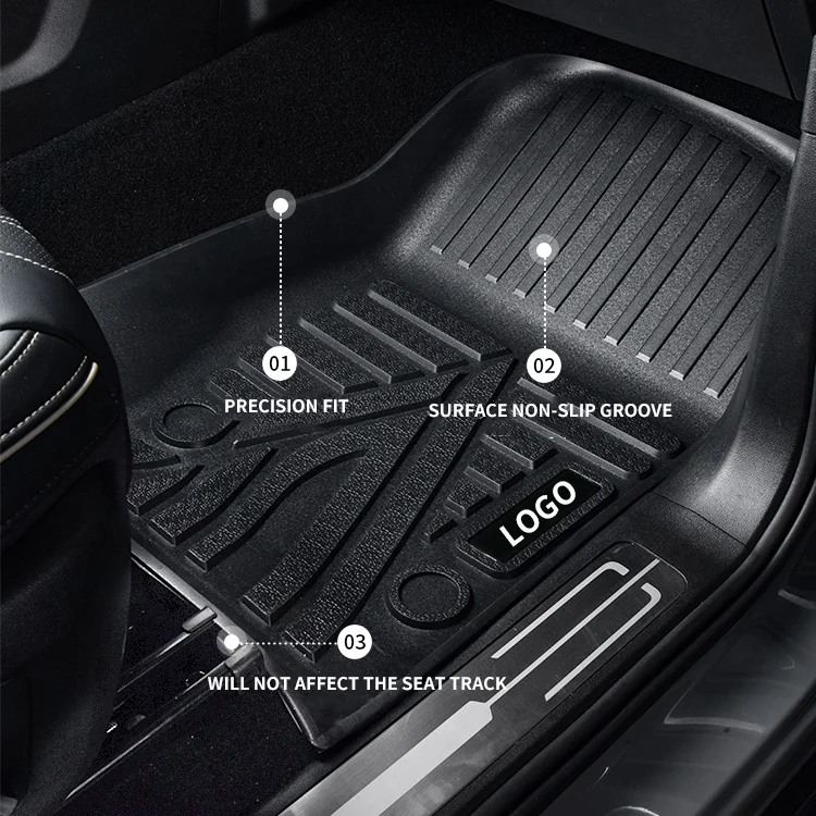 Non Slip Protective Mats 3D  TPE  car mat wholesale car floor mats  for 2019  Dodge ram 1500  2020 2021