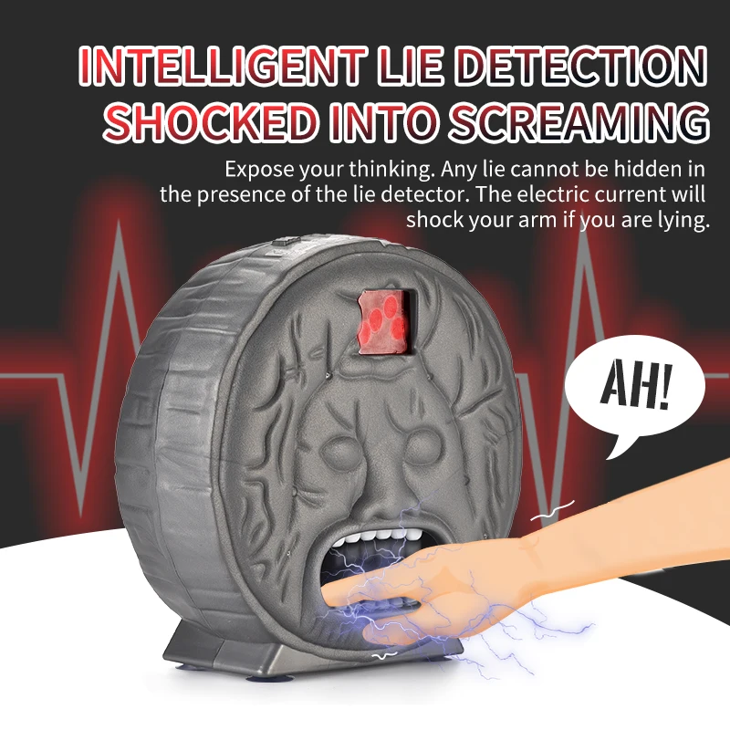 Intelligent Plastic light and sound effect virtual current vintage lie detector Toys