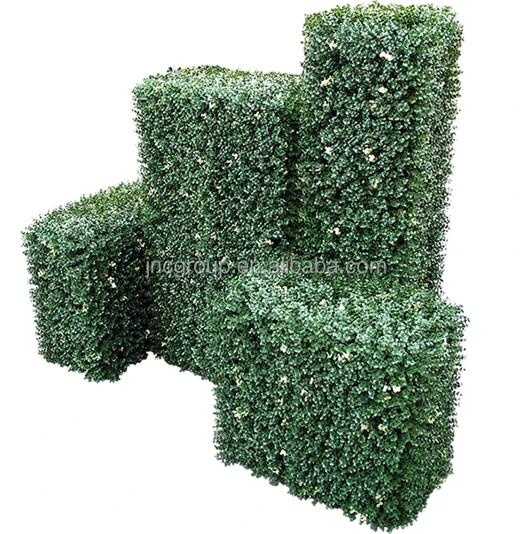Artifical plants plastic artificial boxwood hedge