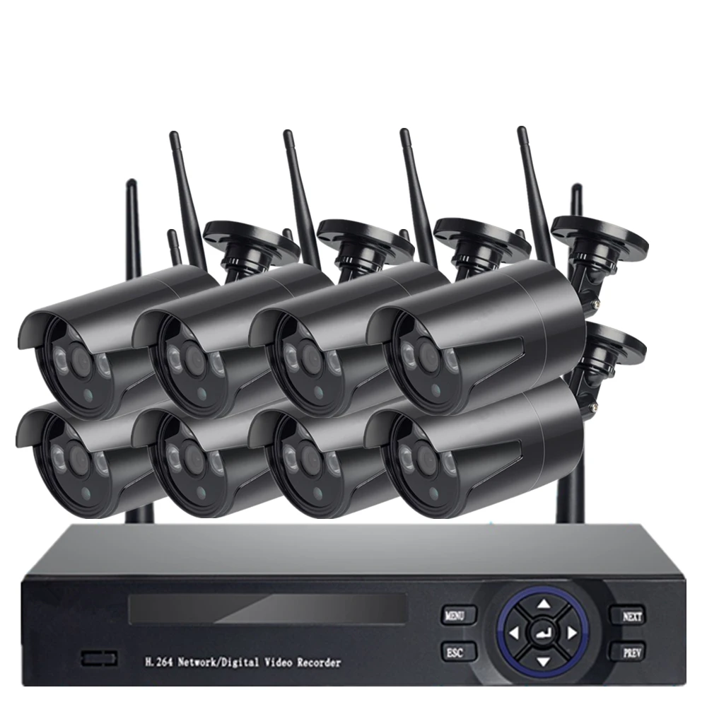  JC 2020 горячая Распродажа rohs 8CH 1080P H.265 TUYA smart life App WiFi cctv camera KIT