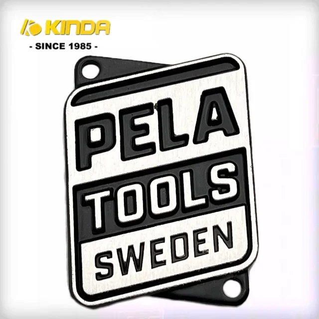 Custom Metal Logo Name Plate Etched Aluminium Label 304 Stainless Steel Nameplate