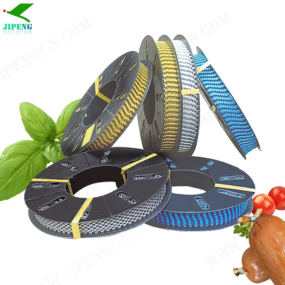 Manufacturer aluminum Great Wall  R shape Clips Sausage aluminum clip for Great Wall sausage clipper machine