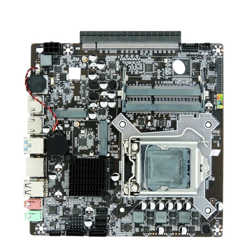 H81-P Thin itx Motherboard LGA1150 four generation side X16 graphics card all-in-one computer mini host motherboard