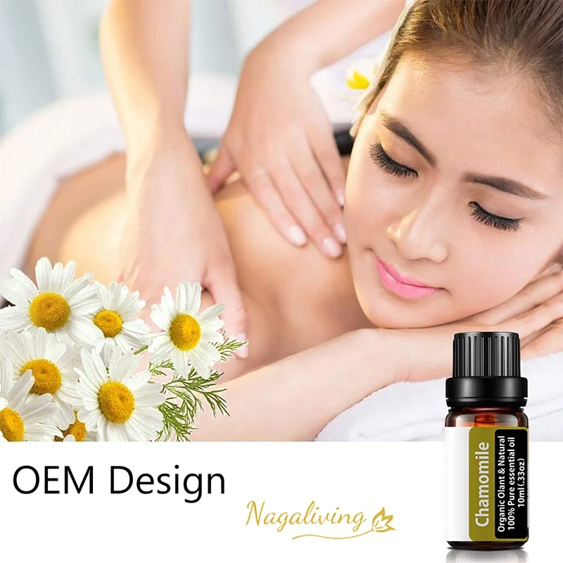 Wholesale perfume diffuser essential oil organic lavender chamomile oil for relief pain and anxiety