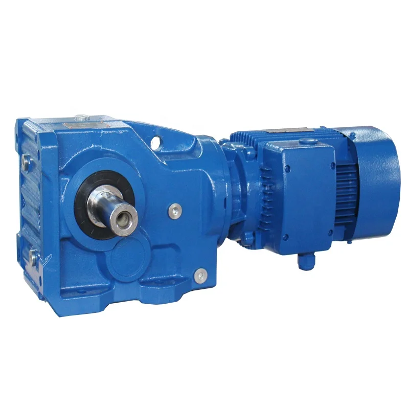 K right angle high power gearbox helical bevel gearmotor