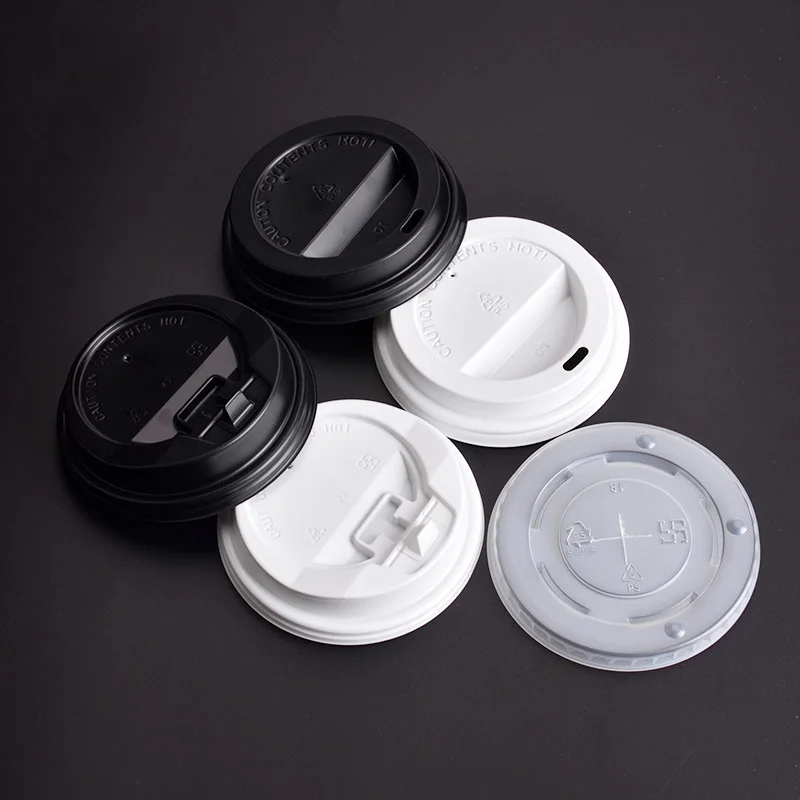 90mm black & white lock lids PS PP PLA manufacture cheap price