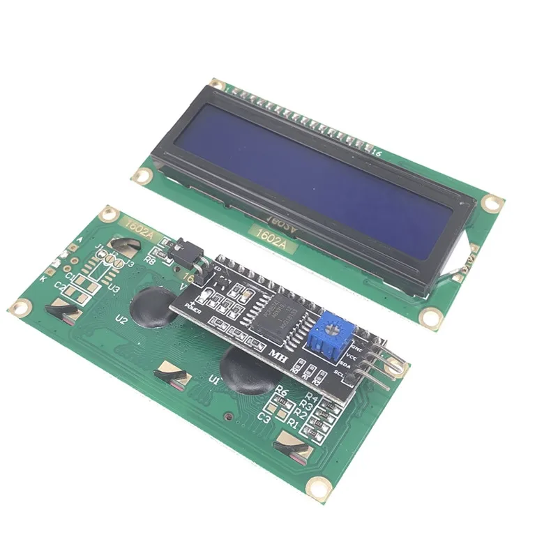 LCD 1602A 5V Blue Screen with IIC/I2C White Code Blacklight 16x2 LCD Monitor Module