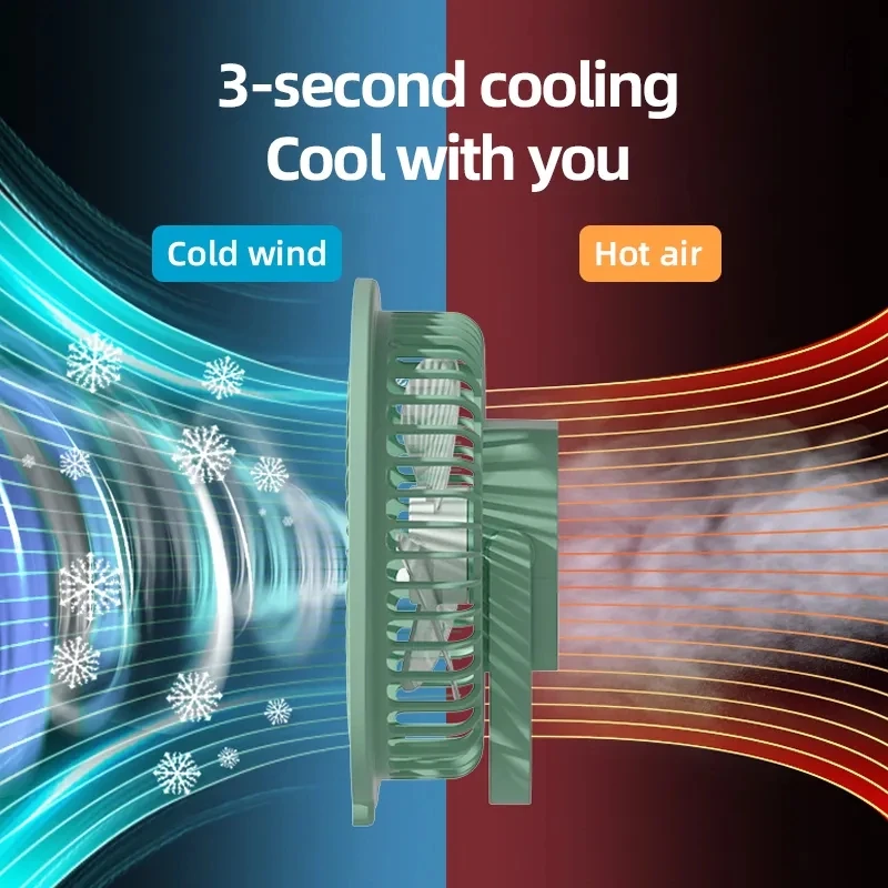 Rechargeable table electric air conditioner cooler mini usb stand fan cooling desk portable led fan