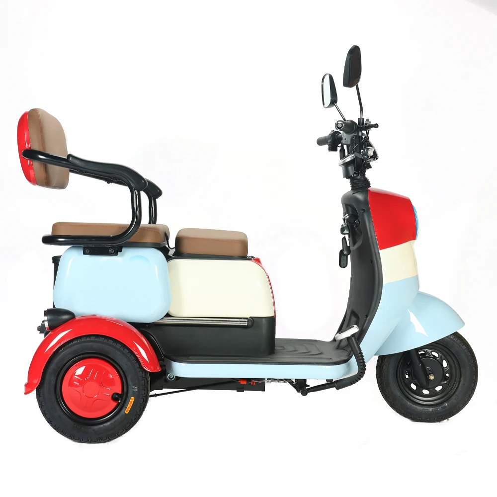 Factory Wholesale Adult Cargo E Tricycle Bike 650W Electric Ebike 3 Wheel Tricycle
