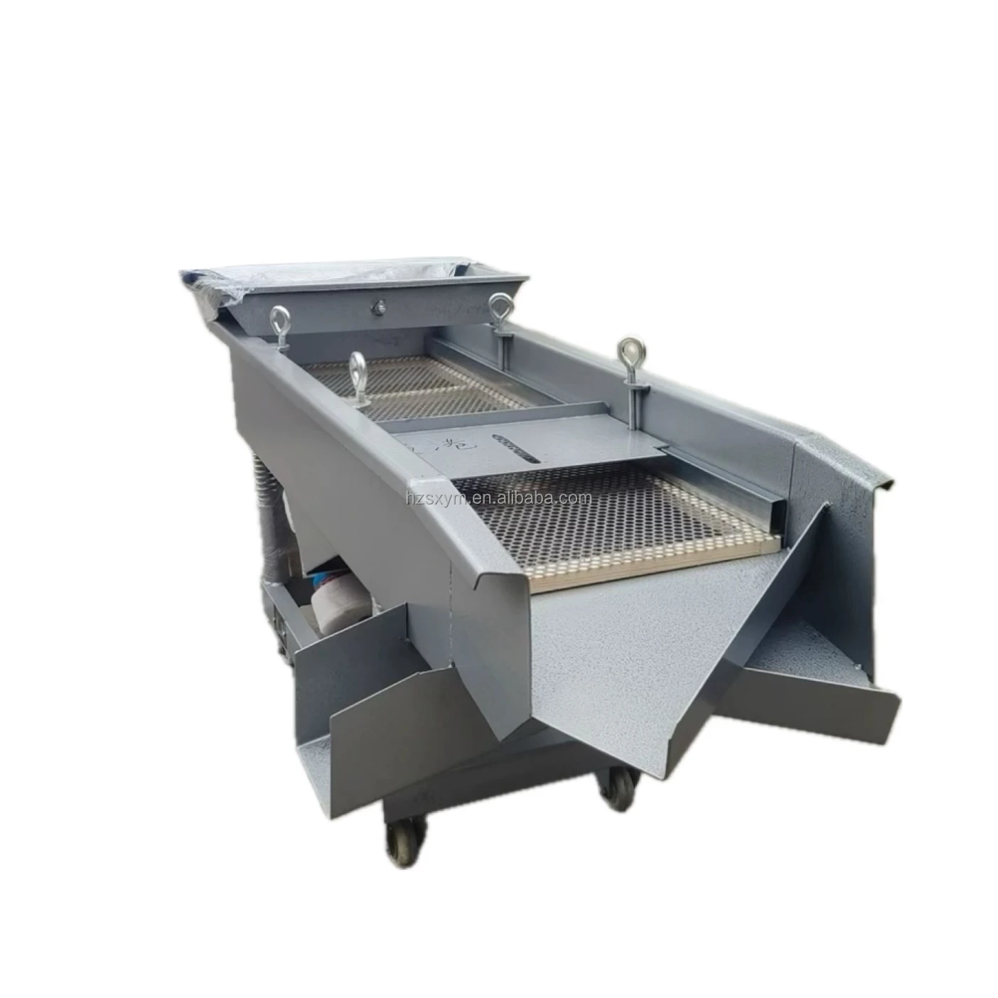 Economic Linear Vibrating Screen Sieve Machine for Sifting Flour Talcum Powder Corn Powder