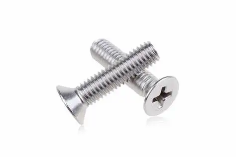 stainless steel 304 316 DIN965 flat countersunk head recess cross screw