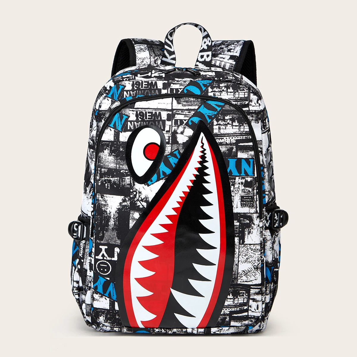 Cartoon High Quality and Large Capacity Student Backpack PVC Unisex Backpack with Usb Charging School Laptop Backpack 3 Colors