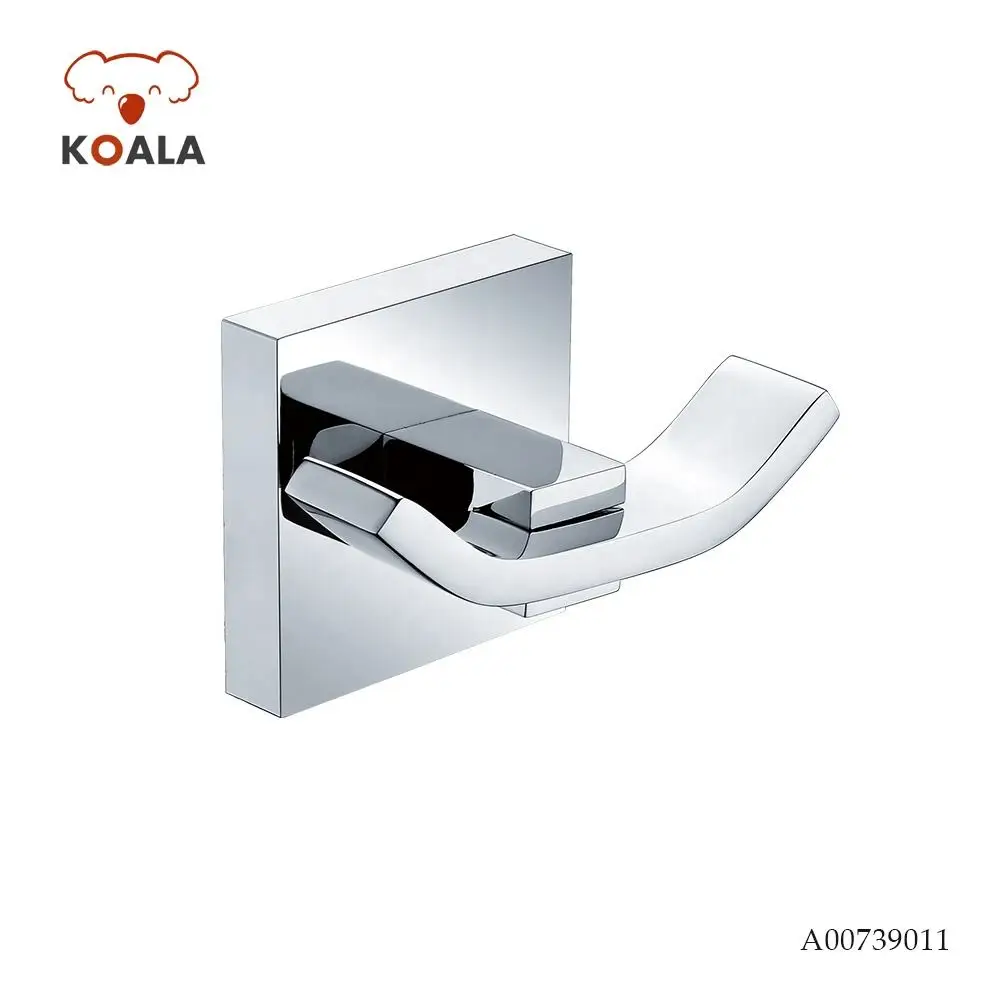 Chrome Metal Hat Towel Cloth Hanger Living room Bathroom Hook