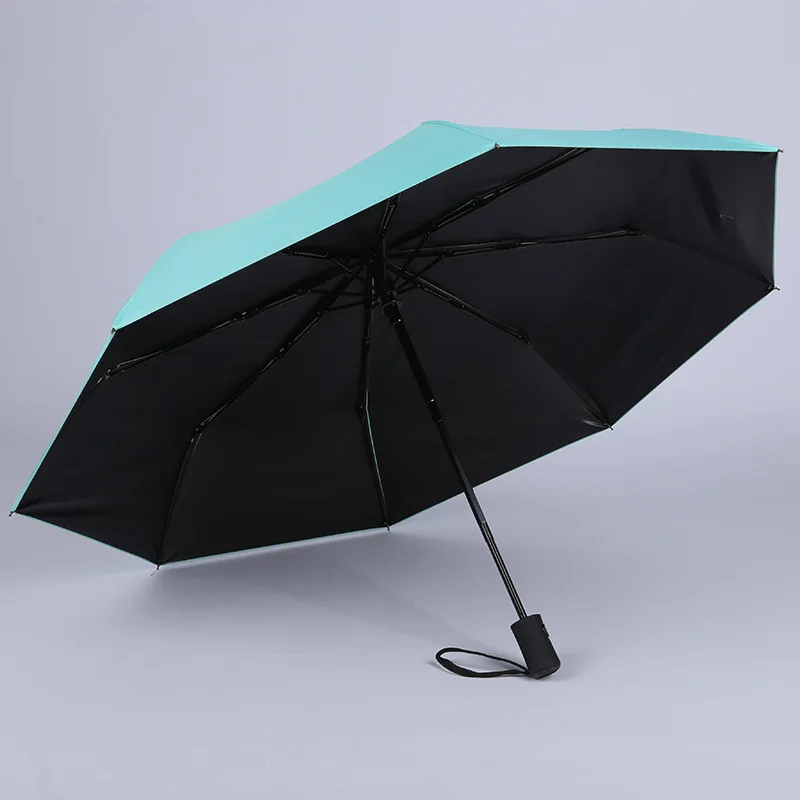 Promotional auto open foldable christmas umbrella santa claus umbrella