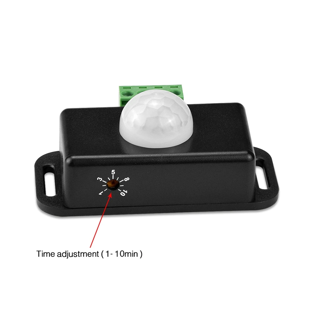 DC12-24V 8A умный дом инфракрасный датчик движения PIR PIR-8 ВКЛ-ВЫКЛ переключатель для одноцветной светодиодной ленты