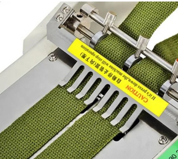 Multi-Angle Ribbon Cutting Machine Elastic Band Cold and Hot Cutting Machine Magic Tape Edge Sealing Machine