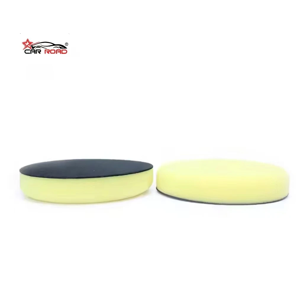 Chinese factory yellow flat car polishing pad with strong durable foam for RO/DA/RO polishing machine