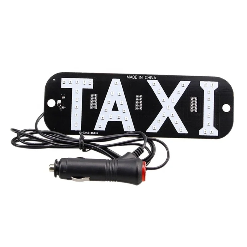 12V Car LED light plate Taxi LED Display On Car Taxi Glass Rear Window Led Board