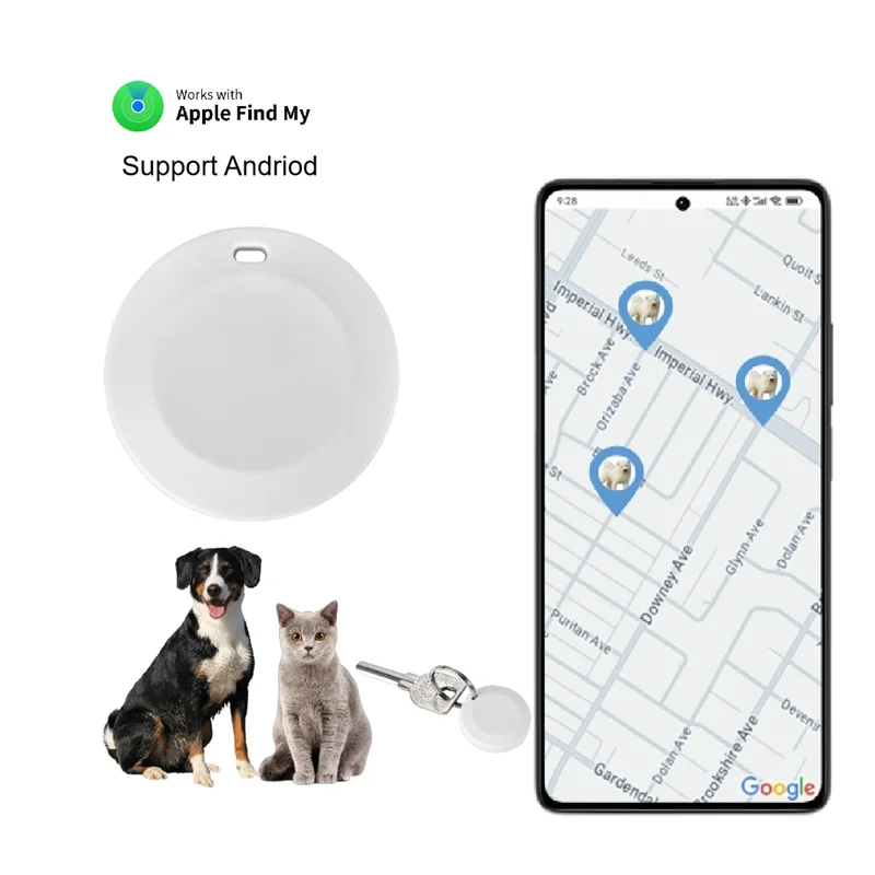 Мужской кошелек Airtag Ios & Android Kompatibler Findmy Mini Bluetooth скрытый Gps кошачий ошейник