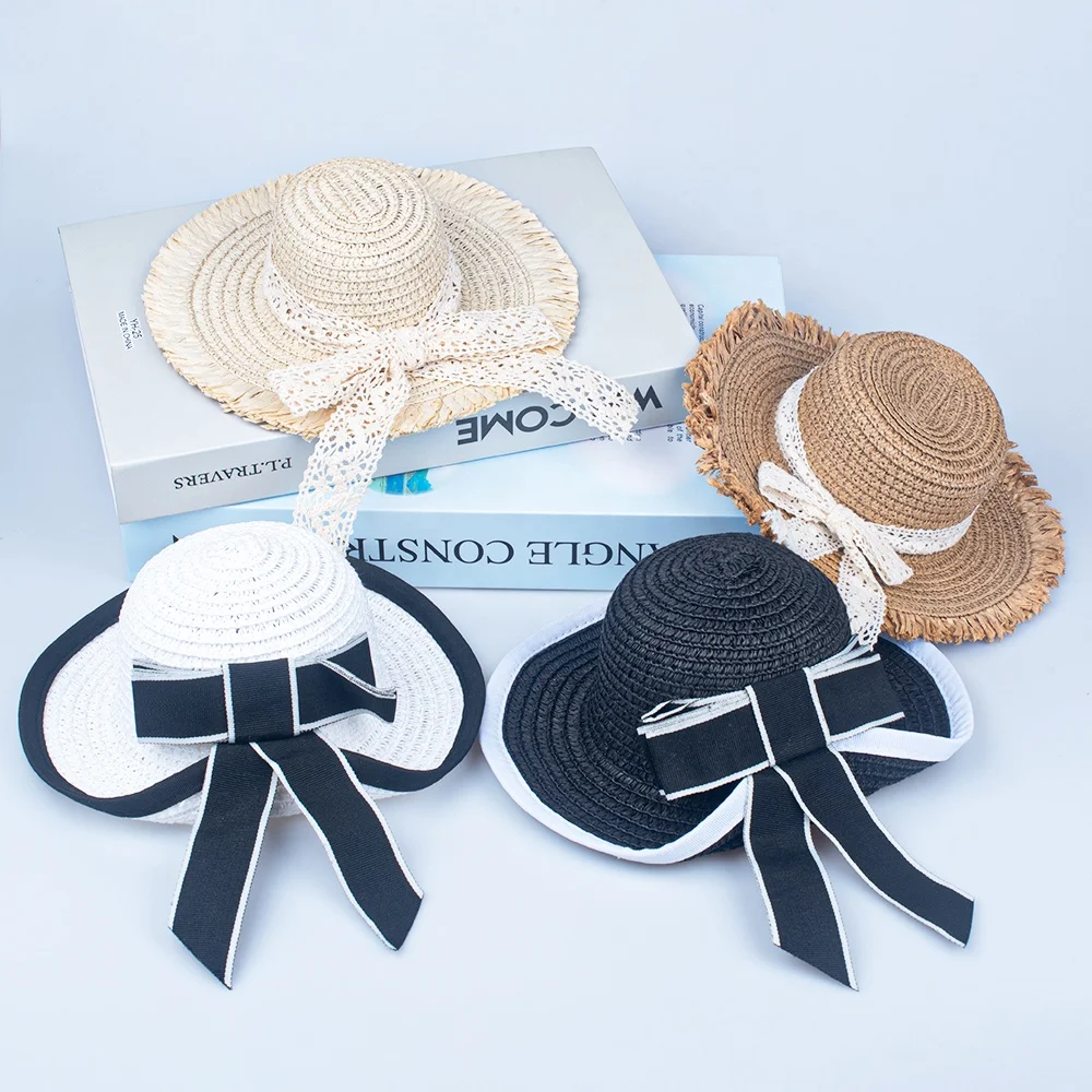 high-quality handmade 30cm 1/6 scale knitted bjd doll casual hats straw hat for blyth doll