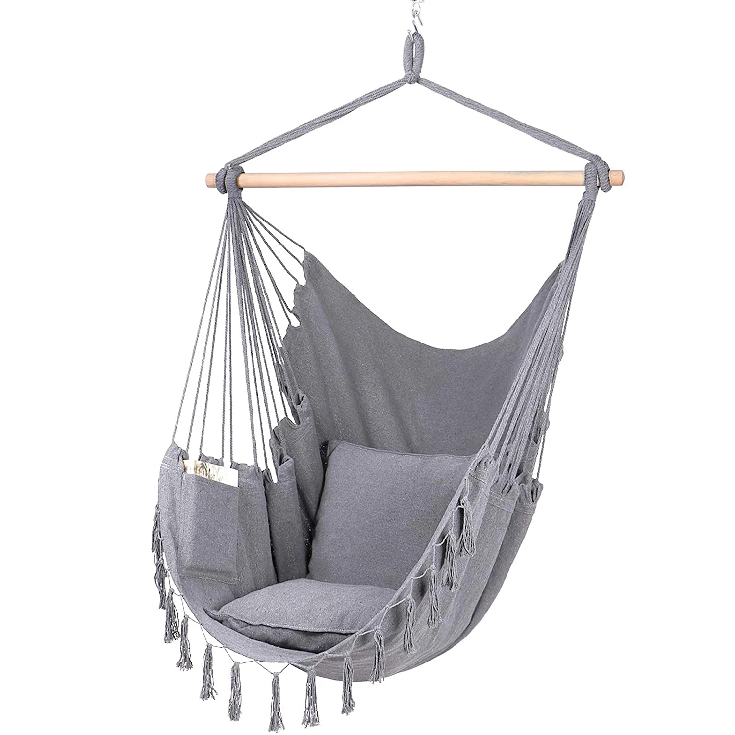 Armrest Cotton Hanging Hammock Chair
