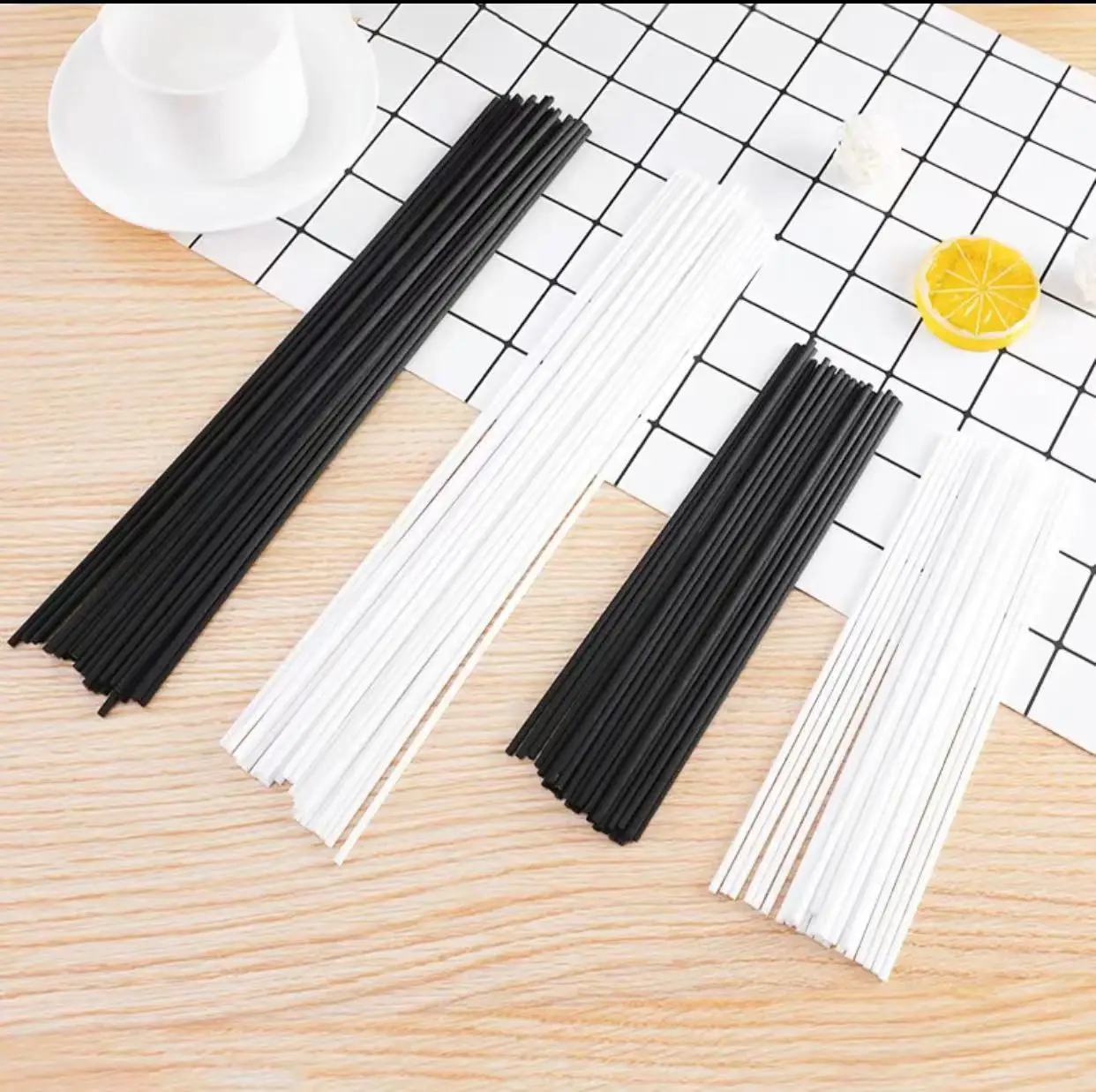 Fragrance Diffuser Reed Black Fibre Diffuser Aroma Stick For Air Freshener Diffuser Reed Stick