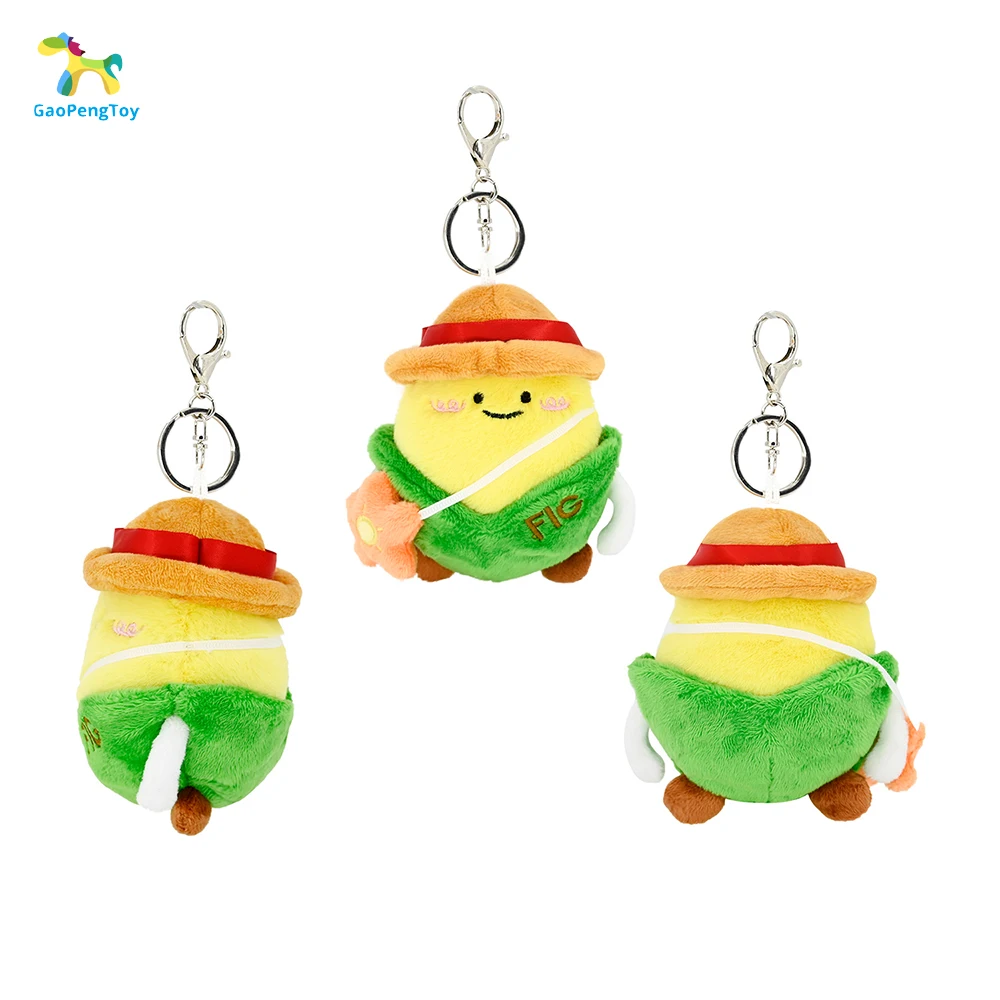 Customize animated game character dolls plush stuffed toys with cloths designed custom plush keychain