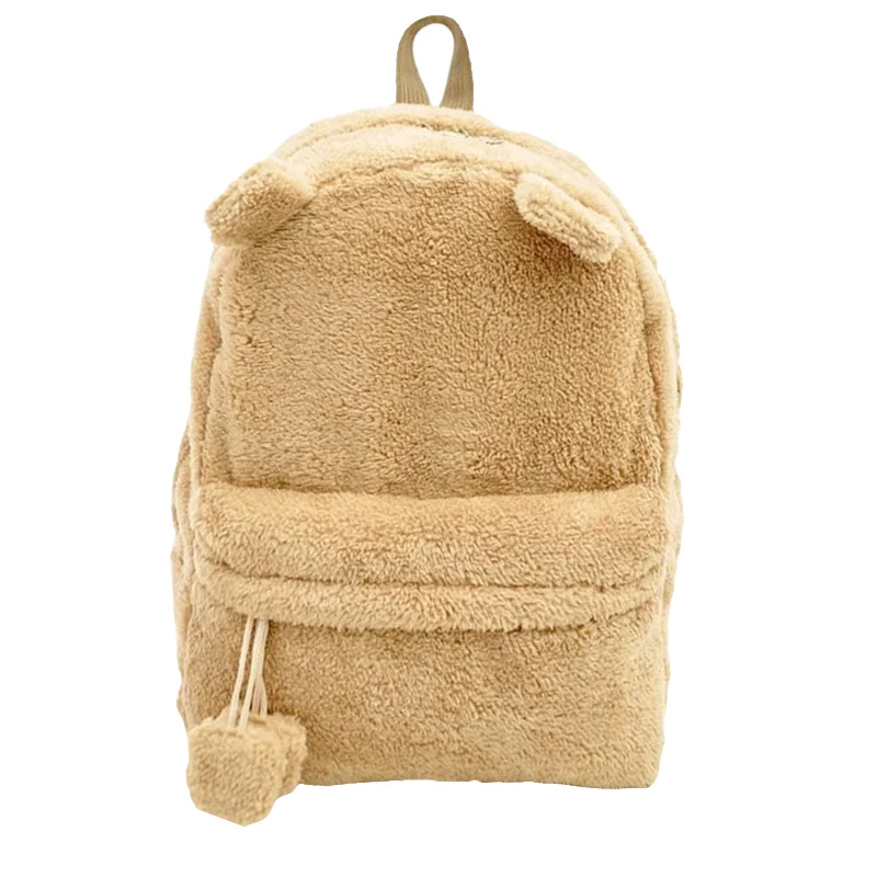 Soft Bear Teddy Plush Backpack Fashion Cartoon bookBags Kids toddler School Bags Cute Child Schoolbag mini Plush Backpack