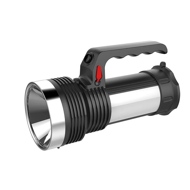 2022 jiage  high quality new model lithium battery led searchlight rechargeable torch emergency lamp Outdoor lamp