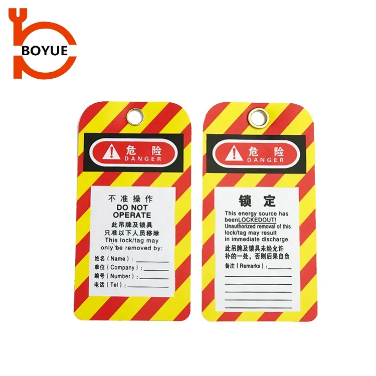Lock Out Tag Out Pvc Safety Warning Tag Lockout And Tagout Danger Loto