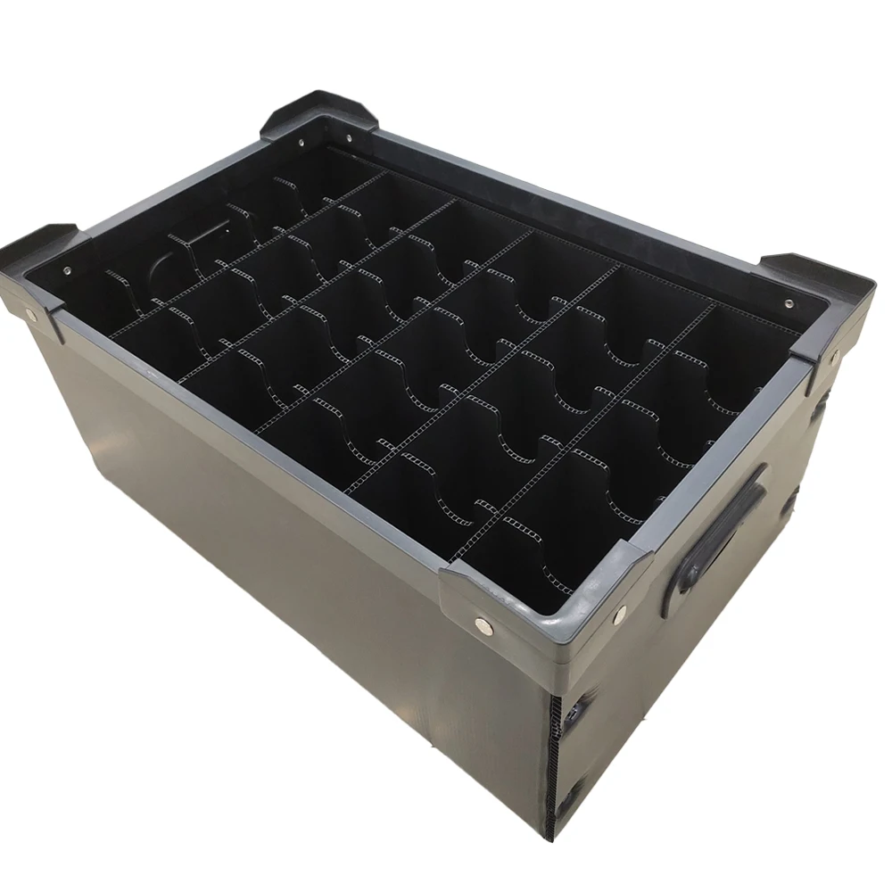 Electronics Storage Dividers Boxes Manufacturer esd Plastic Sheet Anti-static Box