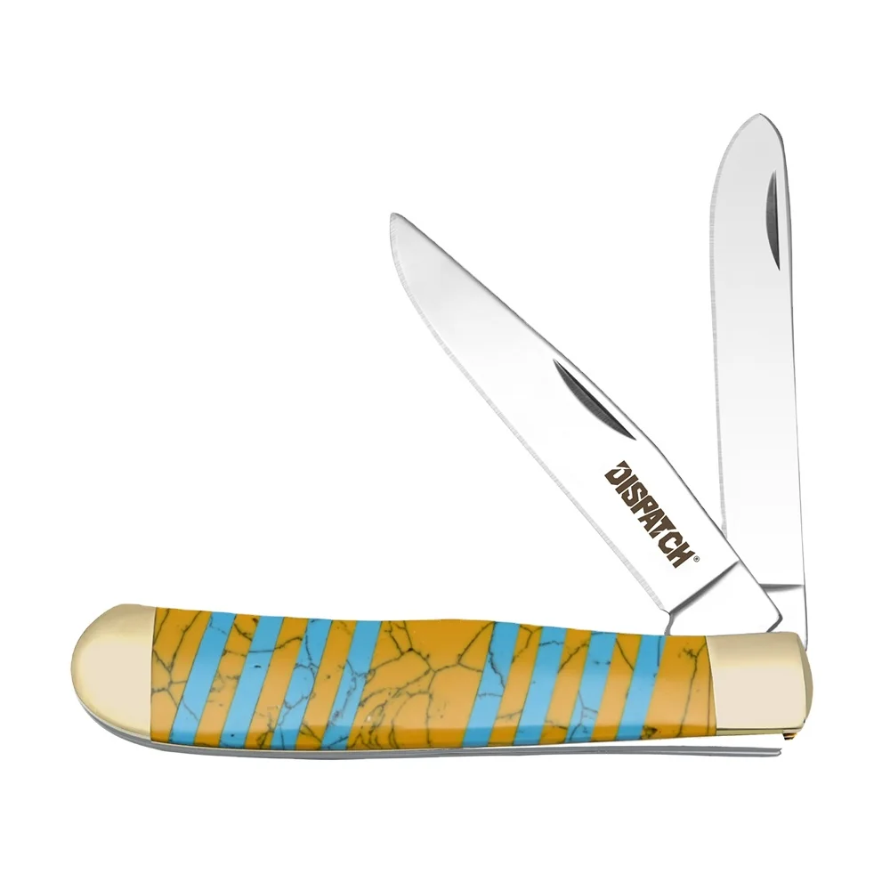 Dispatch Portable Folding Knife with Clip Point Stainless Steel Blade for Outdoor Knife EDC