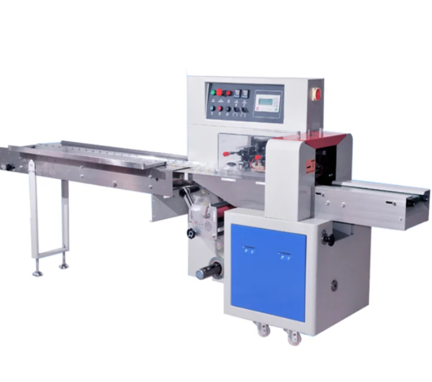 Servo motor  flowpack machine for mushrooms mushroom packaging machine