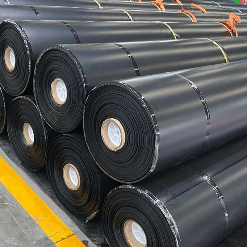 HDPE противопросачивающаяся мембрана используется для покрытия свалки гидроизоляция фундамента геомембранная 1 мм