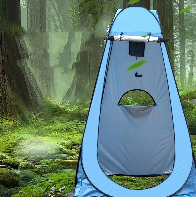 customized  mobile toilet outdoor shower camping dressing bath tent quickly open  building-free camping toilet
