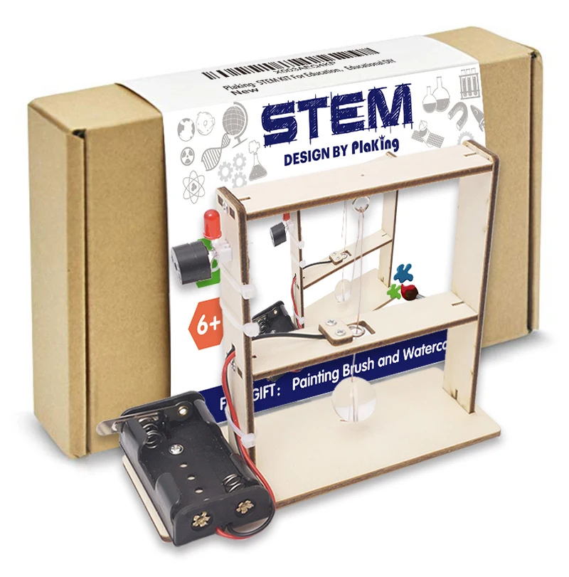 Toy DIY earthquake vibration sensor Physical Learning Toy Science Experiments Kits,STEM toy Learning Sets