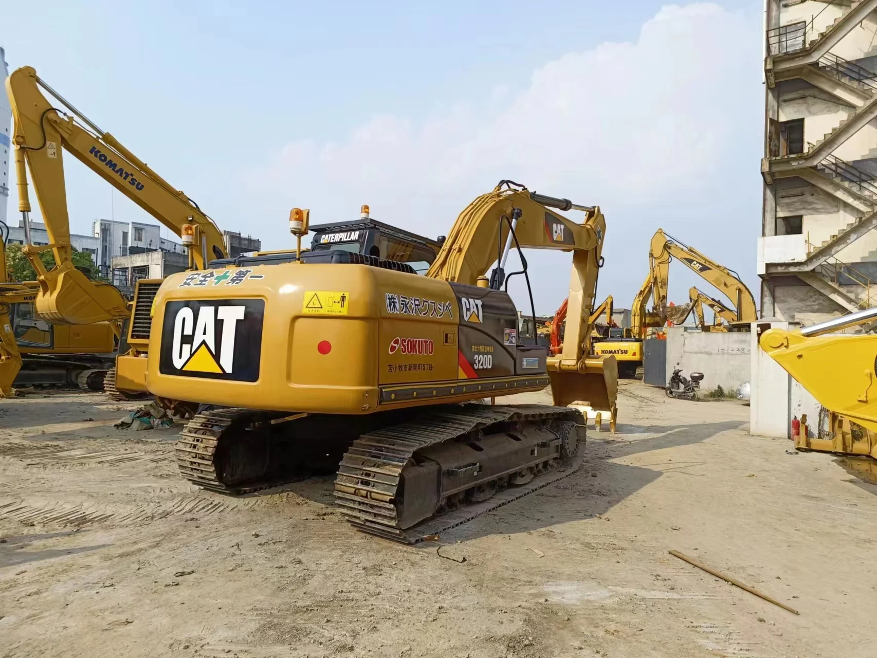Cat 320d excavator 20 ton construction machinery used caterpillar 320d crawler excavator 320d2 on hot sale