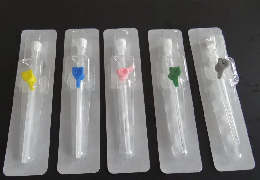 safty pen like type iv cannula   without wings port  CE