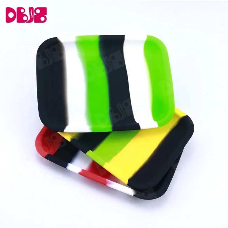 
High Quality Custom Logo Silicone Weed Herb Tobacco Rolling Tray Weed Accessories Smoke Paper Rolling Tray 